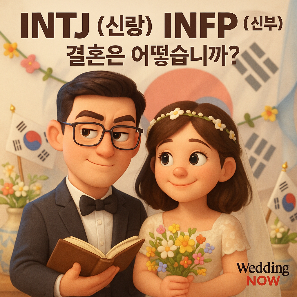 💕INTJ (신랑) & INFP (신부)결혼은 어떻습니까?