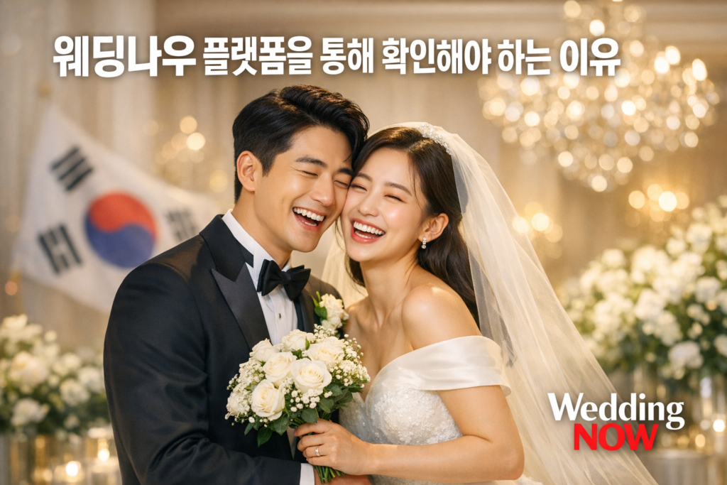 웨딩나우 플랫폼을 통해 확인해야 하는 이유 🔍