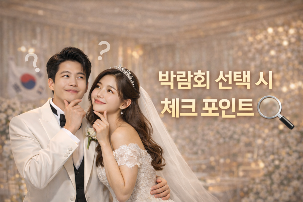 박람회 선택 시 체크 포인트 🔍