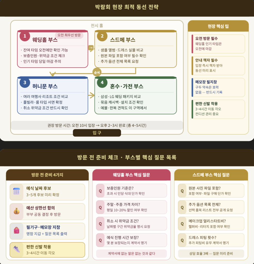 📋 가을 웨딩박람회 방문 전 완벽 준비 가이드