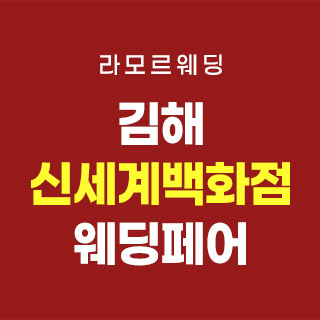 김해 라모르 웨딩박람회